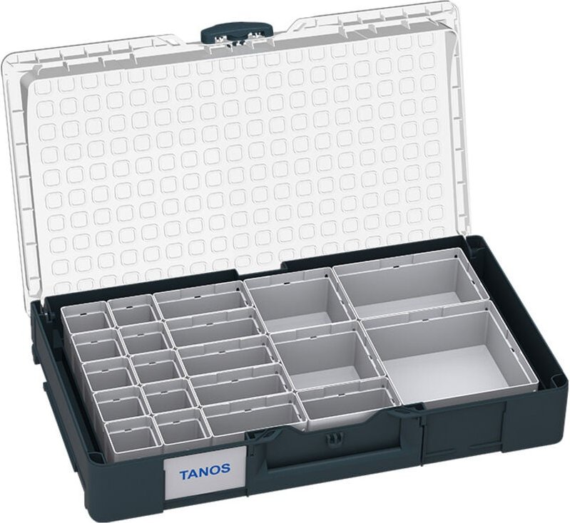 Tanos Systainer³ Organizer L 89 mit 10 Einsatzboxen anthrazit (RAL 7016) - 83500008
