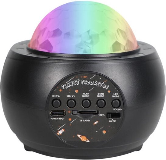 LED-Sternenhimmel-Projektor, 3-in-1-Ozeanwellen-Himmelslichtprojektor, Nachtlicht, 32 Farb- und Beleuchtungsmodi für Kin...