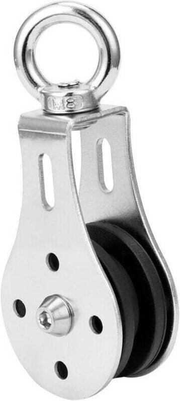 Poulie de Levage Silencieuse 300kg en Acier Inoxydable Pivotante pour Musculation Fitness et Levage