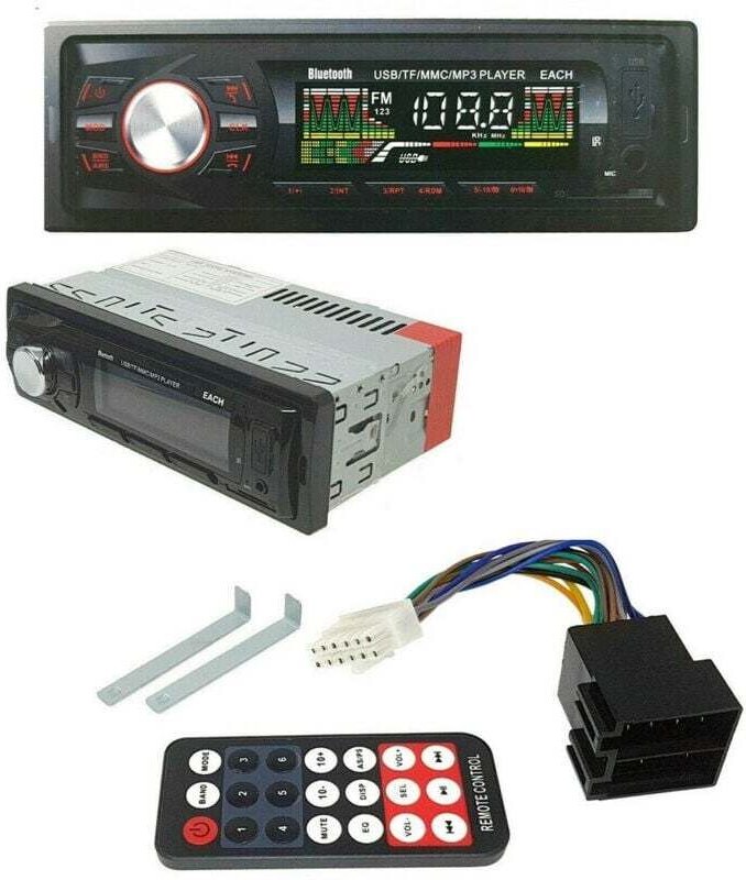Vtizikl Stereo Auto Autoradio 4x60w Aux Mp3 Usb Sd Radio Fm Bluetooth Viva Voce Mod.5008 -