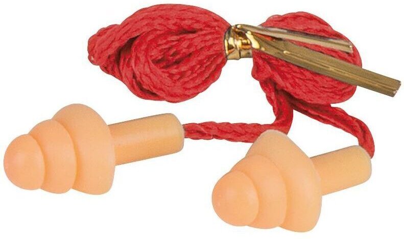 Ohrstöpsel pu, mit Schnur und Pilzkopf, 20 Paar