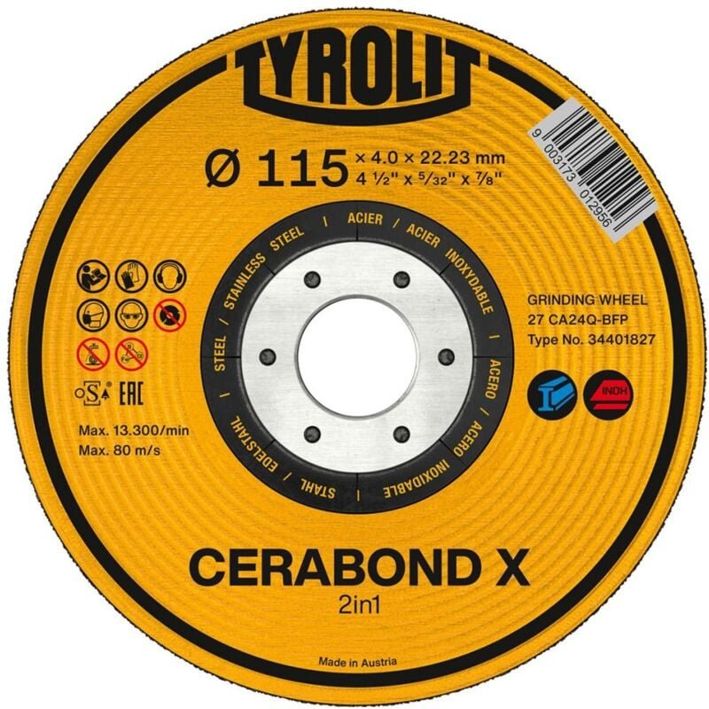 TYROLIT Schruppscheibe CERABOND X230x7mm CA24Q-BFK