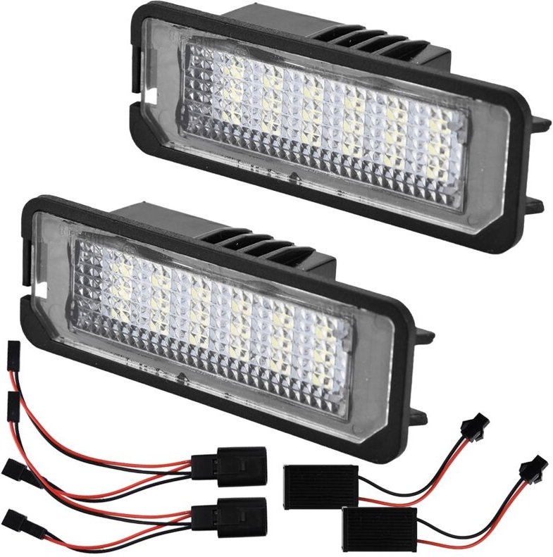EBTOOLS Kfz-Kennzeichenbeleuchtung, 2 Stück LED-Kennzeichenbeleuchtung für 4er Modelle (1998-2002).