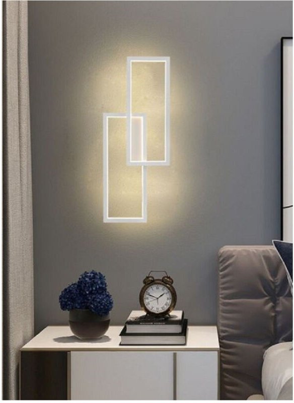 Trade Shop - LED APPLIQUE TO PARETE 32W 2 RETAILS OPEN CALDA CALDA NATURAL AQ25-B -