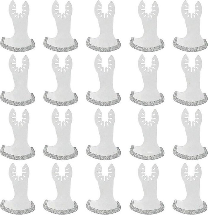 20-teiliges Multifunktionswerkzeug mit Diamantklinge zum Entfernen von Fugenmörtel, oszillierendes Werkzeug