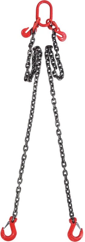 Mophorn-Kettenschlinge, 3/8 Zoll x 6 Fuß, mit Haken, G80-Motorkettenhebebühnen, 11000 lbs/5 Tonnen, für Motorhebebühnen,...