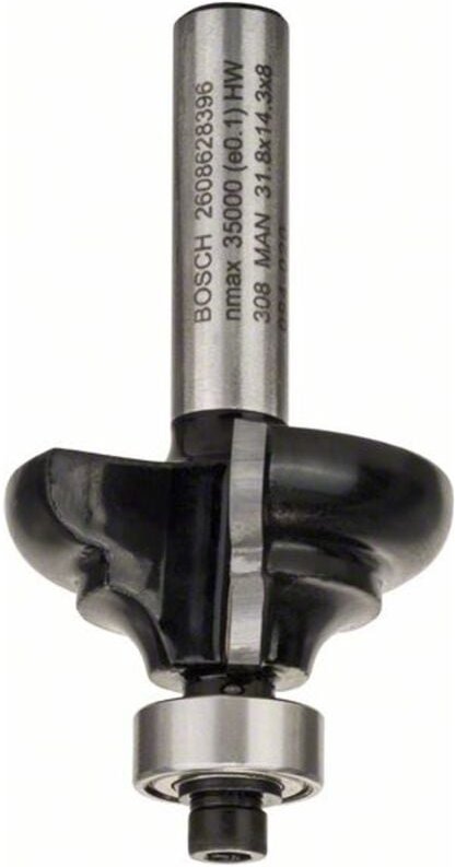 Bosch Profilfräser C 8 mm R1 4,8 mm B 9,5 mm L 14 mm G 57 mm - 2608628396