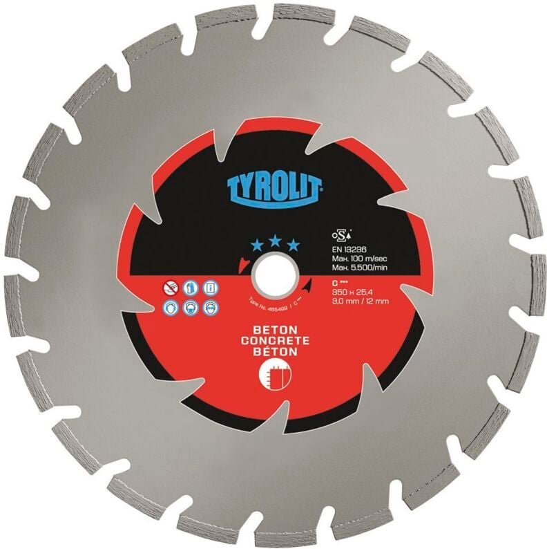 Tyrolit - Diamant-Nassschnitttrennscheibe Premium fsc 350 x 3.2/12 mm