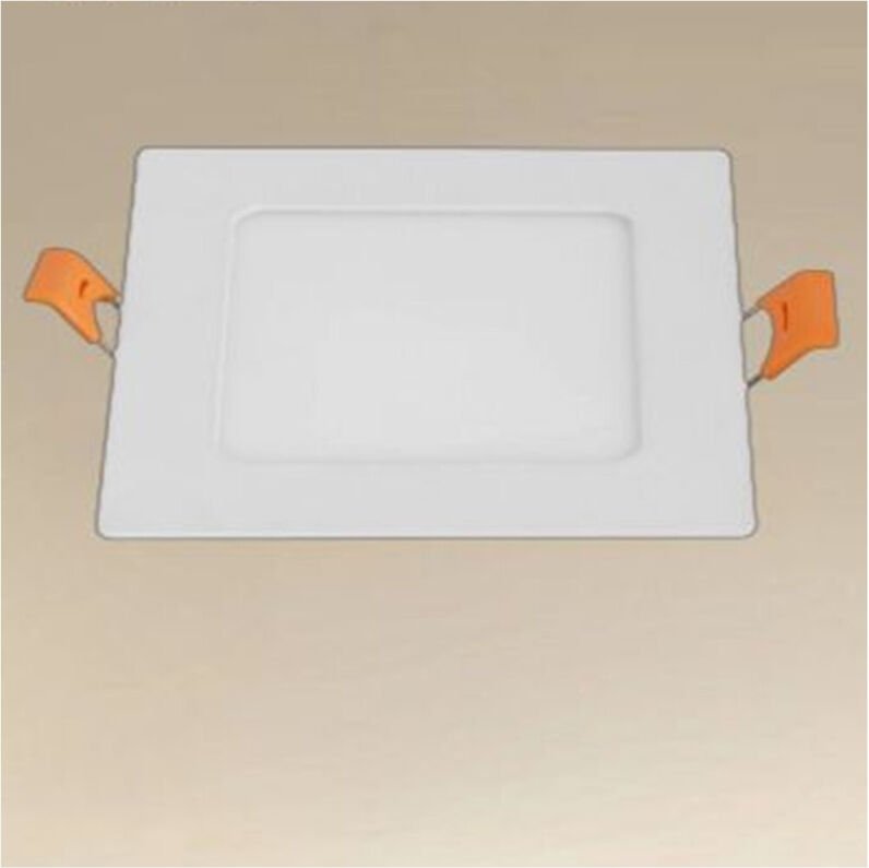 Trade Shop Traesio - Trade Shop - 6 watt led-einbau-panel quadratisch weiss 120MM licht 3000K-6500K IP20 00083 -