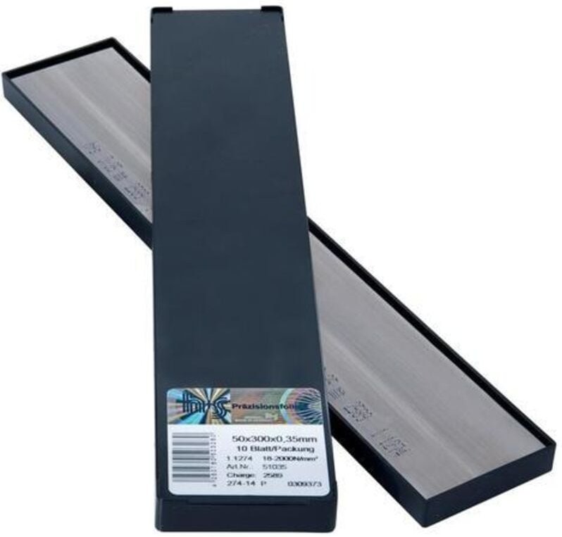 Metallfolien Plattenware 50x300x0,03mm 10Bl/P H+S