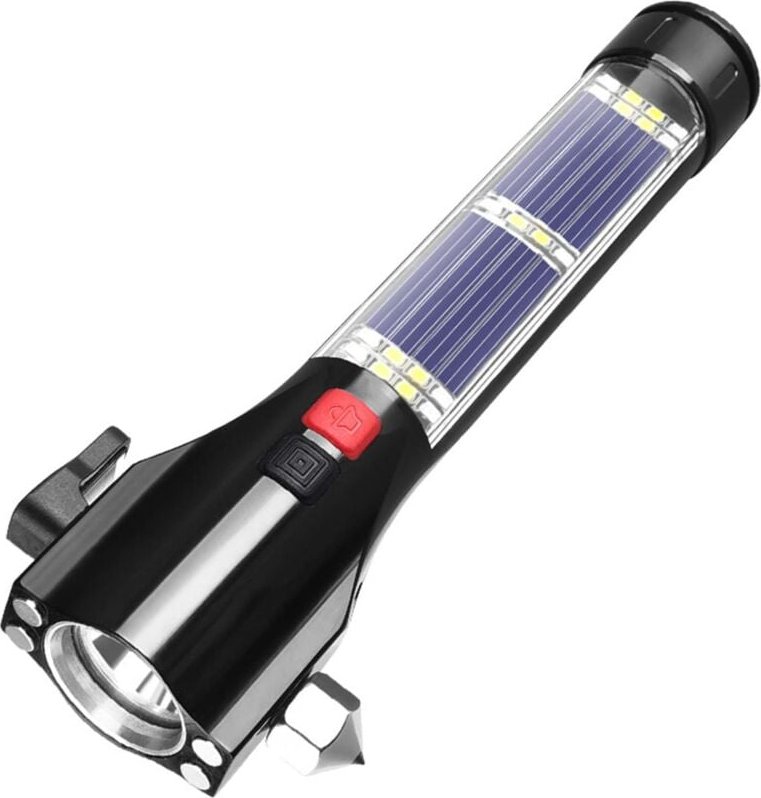 All-in-One-Auto-Sicherheitshammer, Multifunktions-Notfallhammer mit Fensterbrecher und Sicherheitsgurtschneider, mobiler...