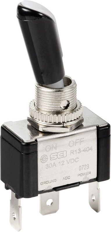 Thumbnail - Tru Components - TC-11193832 Kippschalter 12 v/dc 30 a 1 x Aus/Ein rastend 1 St.