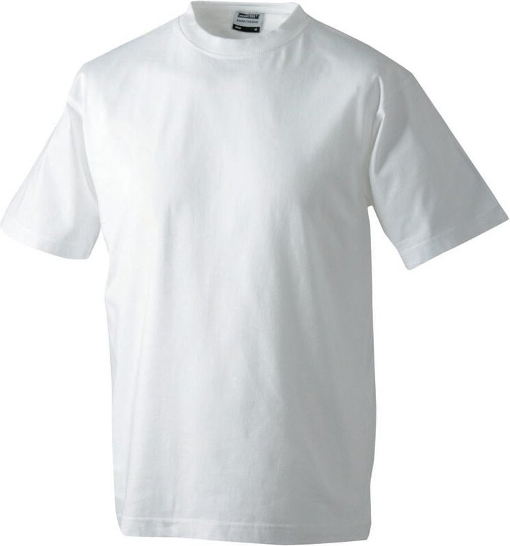 Jn T-Shirt Round-T Heavy JN002 100%BW, white, Größe m
