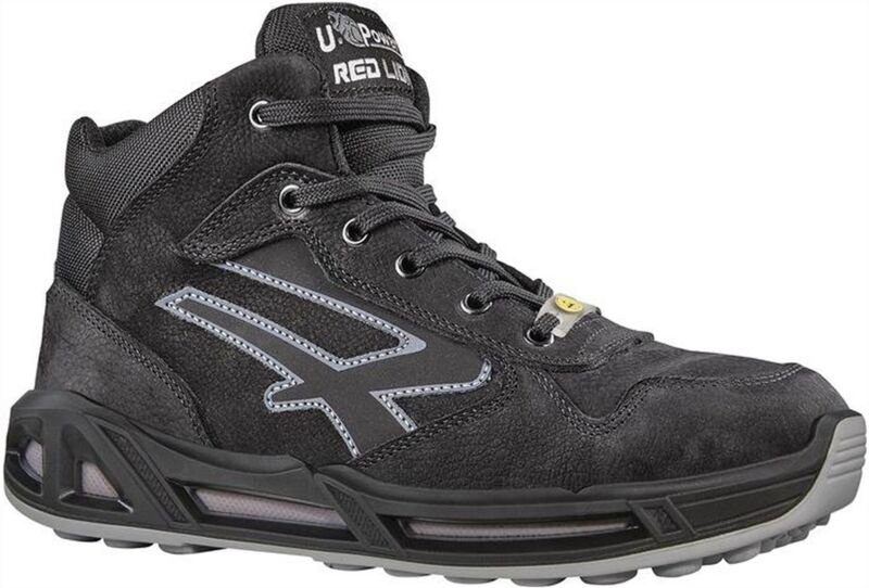 U-power - Sicherheitsstiefel Lift Carpet Gr.44 schwarz/grau S3 src esd EN20345 RC10013-44