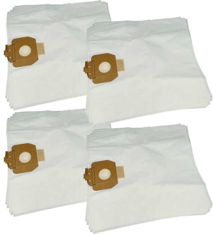 20x Staubbeutel kompatibel mit PowerPlus powx 109, s 85, 322, 320, 3230 Staubsauger - Mikrovlies, 43cm x 41cm Weiß - Vhb...