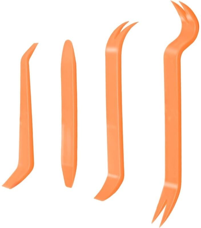 CCYKXA Werkzeugsatz zum Entfernen von Autoreparaturen – 4-teiliges Set, Brechstangen aus Kunststoff zum Entfernen und Ne...