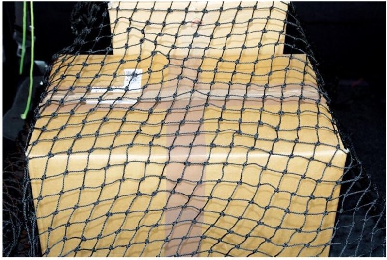 Abdecknetz 1,5x2,7 m mw 35 schwarz ohne Gummi