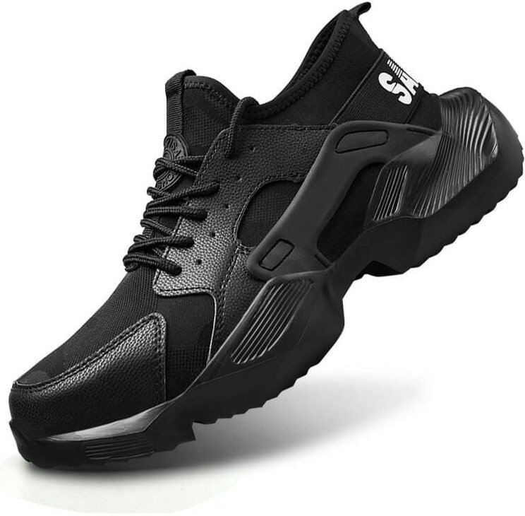 Sicherheitsschuhe mit Stahlkappe, leichte, atmungsaktive Arbeitsschuhe, schützende Industrieschuhe 42