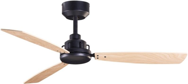 Ventilador Xaloc ø1000mm Negro Madera clara