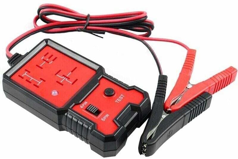 Thumbnail - 12-V-Automobil-Elektronik-Relaistester, Batterierelais-Tester-Testgerät, Auto-Relais-Diagnosetool, Autobatterie-Prüfer m...