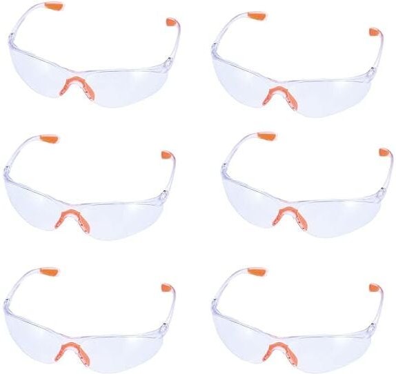 Paar Schutzbrillen Antibeschlag-Schutzbrille Ultraleichte, verstellbare Schutzbrille für schwere Beanspruchung für die I...