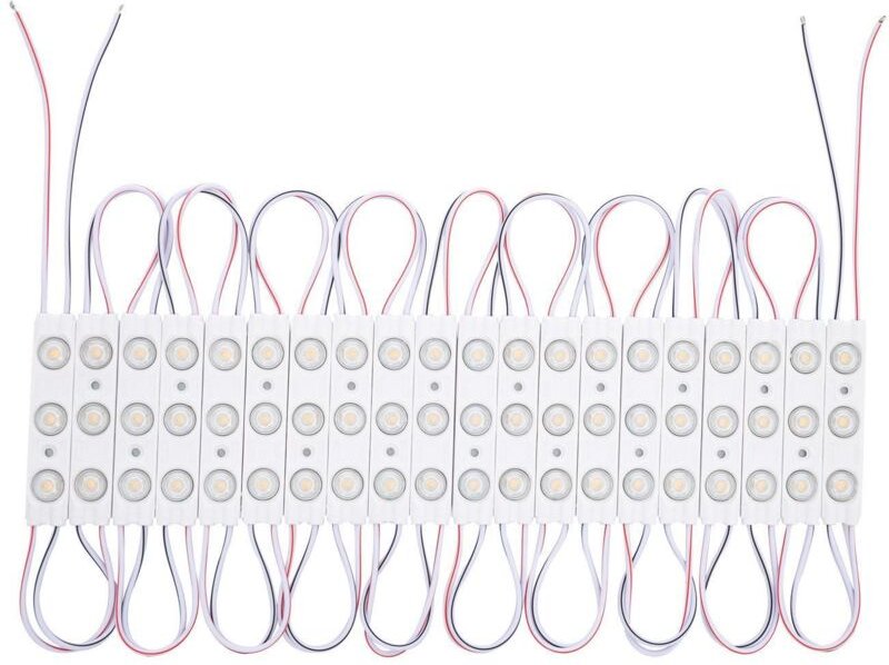 LED-Modul 20 Einheiten 40W IP65 220V AC für Werbeschilder 2.5m 3000K Warmweiß