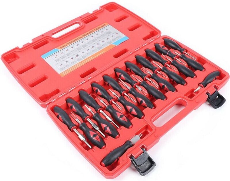 Crediri 23-teiliges Stecker-Entriegelungswerkzeug, Auto-Reparaturstecker, Auto-Kabelbaum