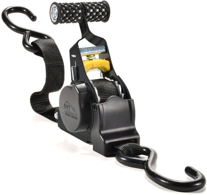 einziehbare Ratschengurte, automatische Ratschengurte, 680 kg Bruchlast, 3,3 m lange, sichere S-Haken, Zurrgurte für Mot...