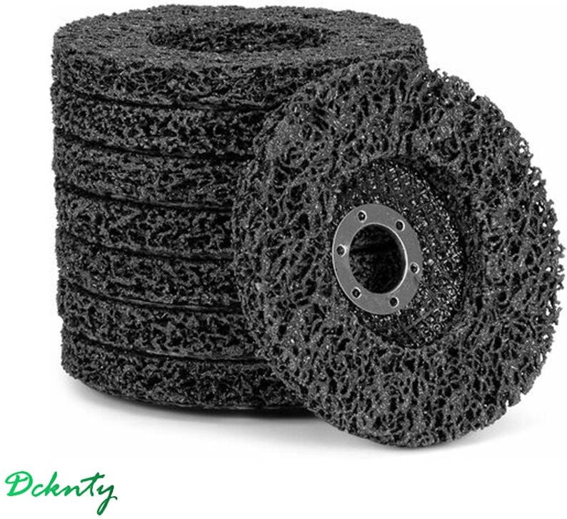 Reinigungsscheiben für Winkelschleifer, Durchmesser: 125 mm, Guazhuni, 2er-Set (schwarz)