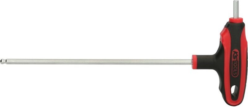 Ks Tools - T-Griff-Innensechskant-Kugelkopf-Schlüssel, 4mm - 151.8133