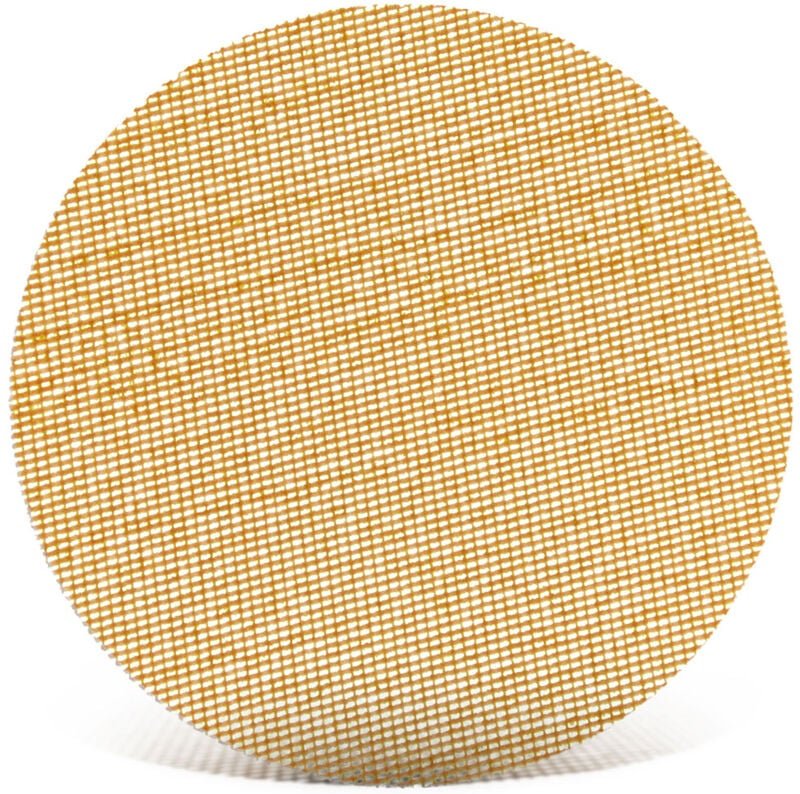 Ultranet Klett-Schleifgitter, 90 mm, f. Exzenterschleifer, Weißes Edelkorund (25 Stk.) K120 - Menzer