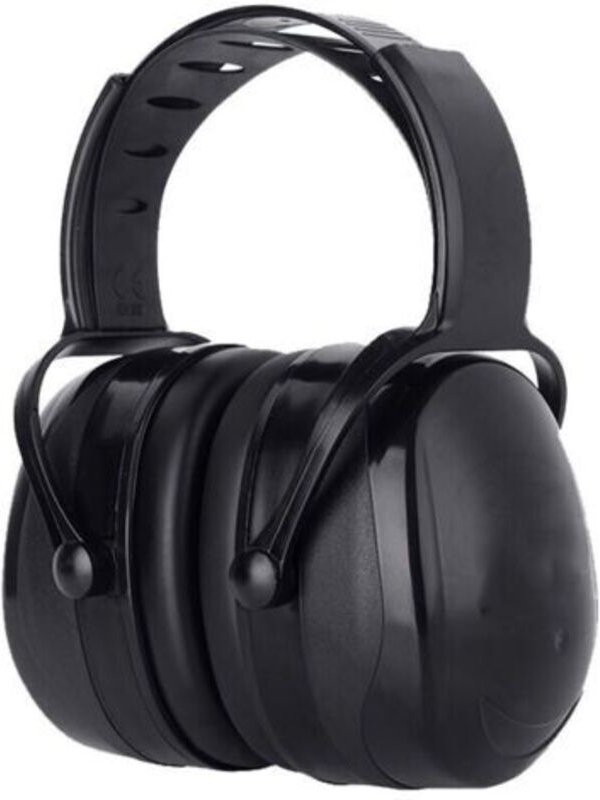 Verstellbarer Gehörschutz, SNR 38dB, schwarz
