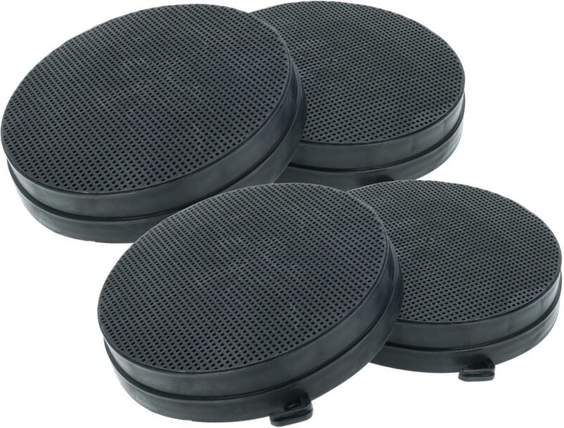 vhbw 4x Aktivkohlefilter kompatibel mit Falmec RIALTOT 1230 Dunstabzugshaube - 16,8 cm