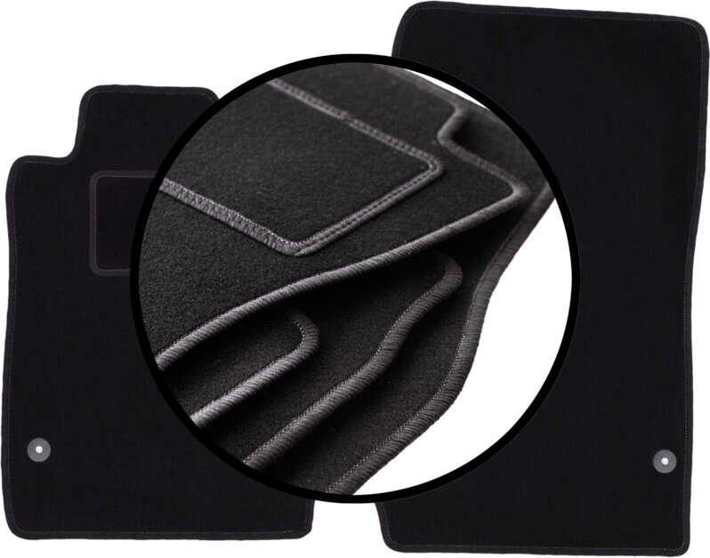 Komplettset Veloursmatten für: Mercedes SLK R171 Coupé (2004-2011)