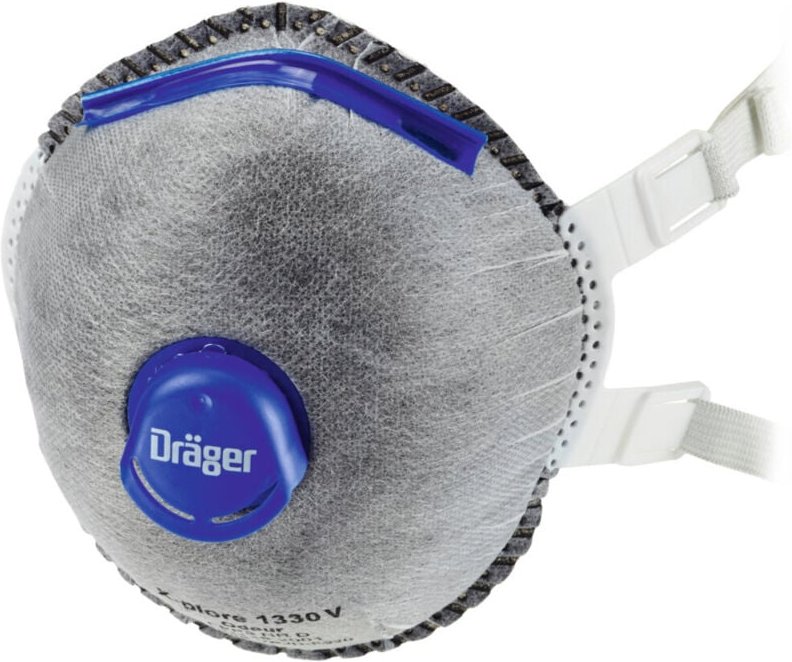 Dräger Safety Atemschutzmasken-Set X-plore Serie 1300, Filter: P3VC 5 Stk