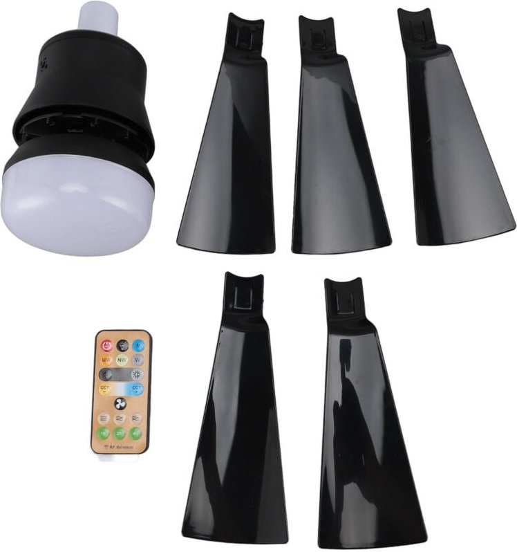 Deckenventilator Licht 3000k bis 6500K Verstellbare Helligkeit 3 Windgeschwindigkeit Timer E26 -Sockel mit - Eosnow