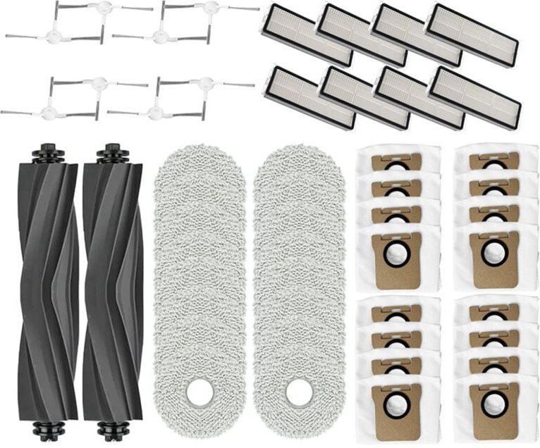 Für Roboter Vakuum Wichtigsten Seite Pinsel Hepa-Filter Mopp Staub Tasche