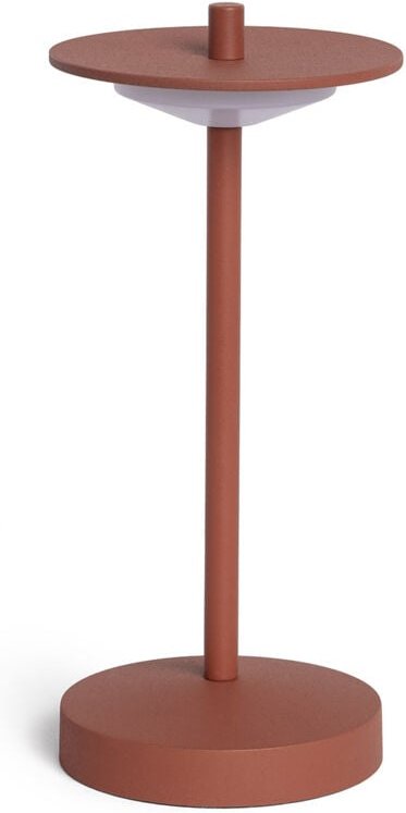 Ledkia - led Tischlampe tragbar mit wiederaufladbarem USB-Akku Estepona Terrakotta