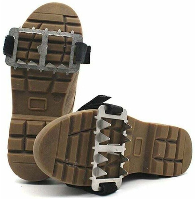 Outdoor-Steigeisen rutschfeste Überschuhe Schneestiefel Schneekralle Bergsteigen 10 Zähne große Zähne Erwachsenenmodelle...