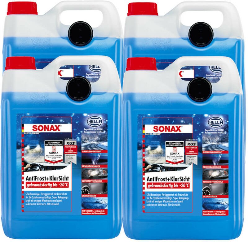 AntiFrost plus Klarsicht bis -20 c° Citrus 20 l Scheibenwaschmittel - Sonax