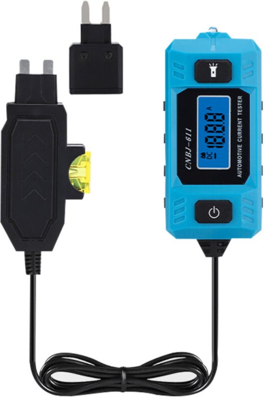 CNBJ-611 Tester di corrente per fusibili automobilistici: analizzatore di dispersione di corrente, strumento di test dei...