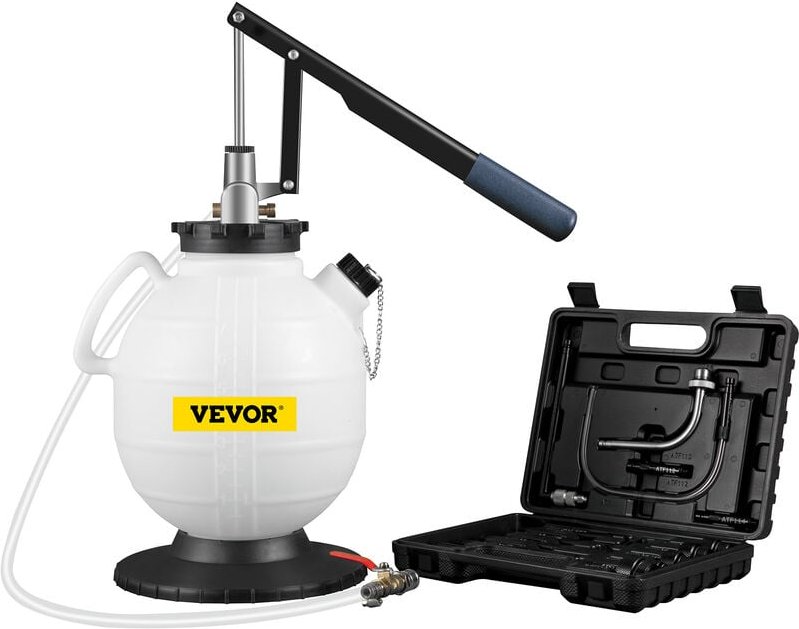 Thumbnail - Leinfüllgerät Handpumpe, 7,5 l Manueller atf Öleinfüller mit 15 Adapters, Getriebeöl Einfüllgerät Öleinfüller Umfüllpump...