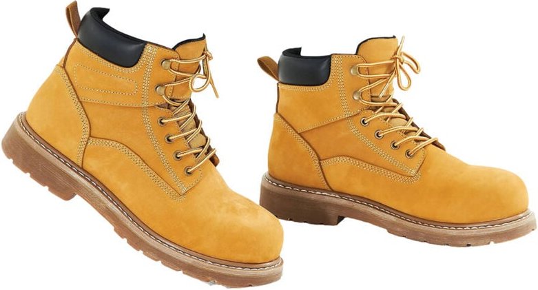 Arbeitsstiefel mit Stahlkappe – UK-Größe 10. Wasserdichte, rutschfeste Herrenstiefel mit leichter und atmungsaktiver Gum...