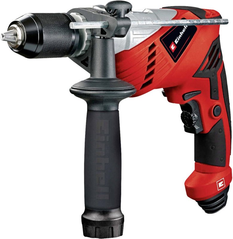Schlagbohrmaschine te-id 650 e (650 Watt, Qualitätsbohrfutter aus Metall, Rechts-/Linkslauf, Metall-Bohrtiefenanschlag, ...