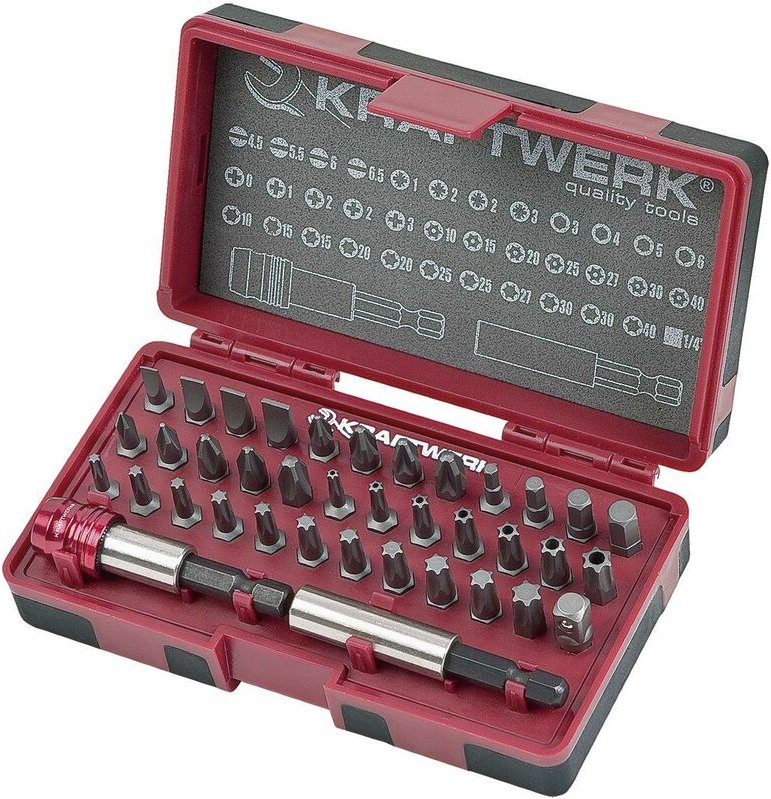 Kraftwerk - 38-t. 1/4' ergokraft-Bit-Box