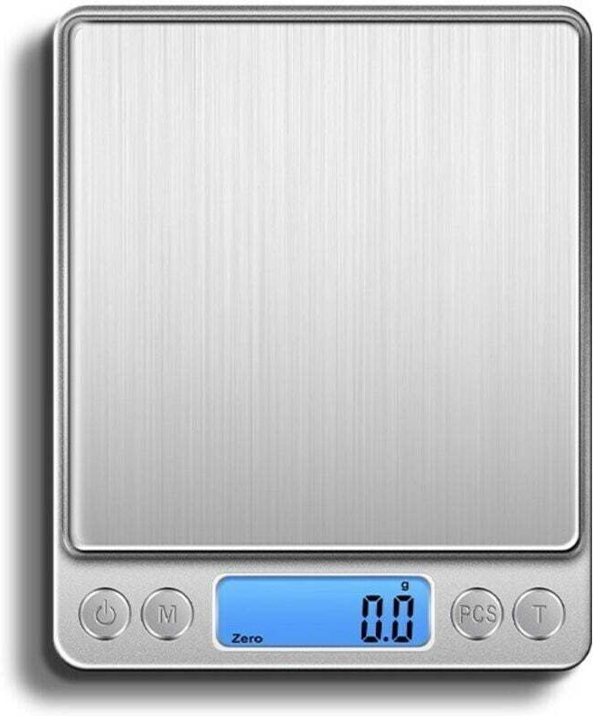 Vtizikl Balance de Précision,0.1g - 3kg, Balance de Cuisine/Balance de Poche/Balances de Bijoux, Haute PréCision Balance...