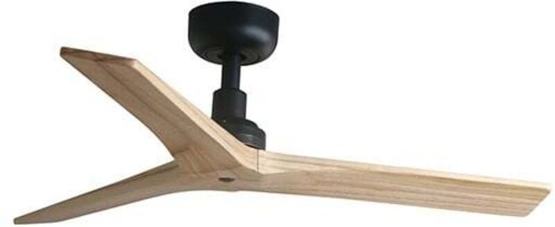 Klim s Ventilator ohne Licht schwarz/eiche Ø92cm