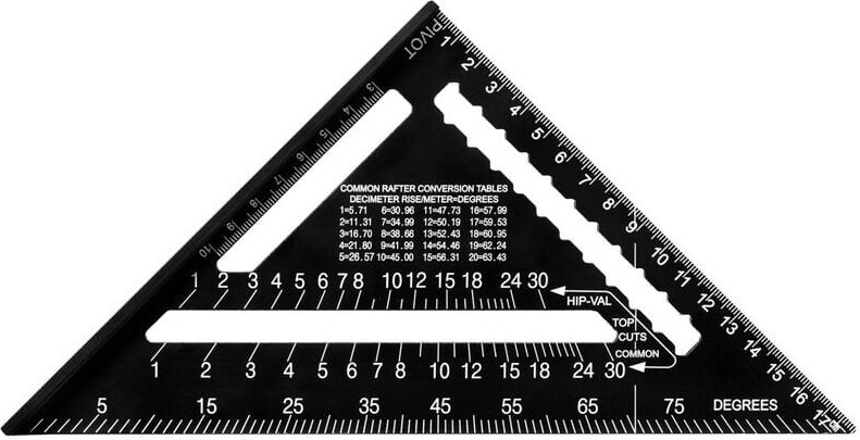 Sola - Sparrenwinkel Winkel Lineal Anschlagwinkeldreieck Metrisch 185mm rs 18