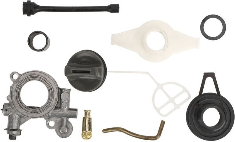 Ölpumpenleitungs-Schneckengetriebesatz, passend für Husqvarna 372XP 365 371 385 390 362 570 575 576