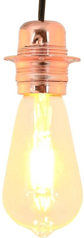 Lampenfassungen 2 Stk. Rosegold E27 Vidaxl